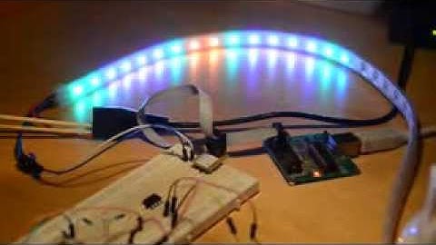 ATtiny13 driving a ws2811 LED string