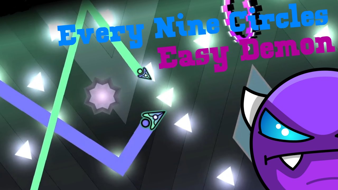 Every nine circles easy demon! (All coins) | Geometry Dash 2.2 - YouTube
