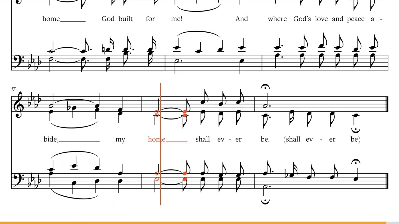 Hymnal 439 Beyond, where clouds no more appear
