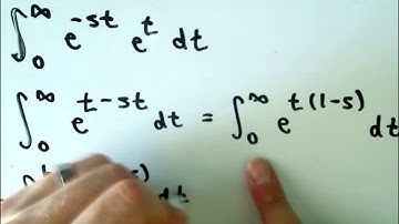 Calculating a Laplace Transform