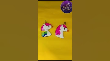 DIY UNICORN PAPER SQUISHY II #shorts #youtubeShorts