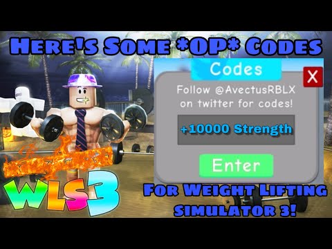 All Working Codes In Weight Lifting Simulator 3 January 2020