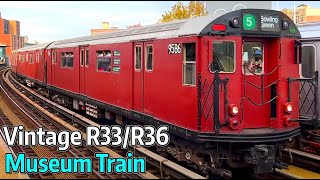 ⁴ᴷ⁶⁰ Vintage Restored 1960s Subway Cars on the November 4th, 2023 "Nostalgia Run"