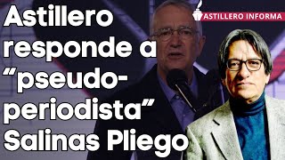 “Usted es absolutamente ignorante de lo que es el periodismo”, revira Astillero a dueño de TV Azteca