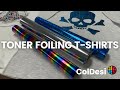 Elevating apparel customization with toner foiling