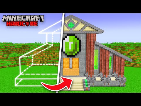 I Built a EMERALD FACTORY in Minecraft Hardcore! (Hindi)