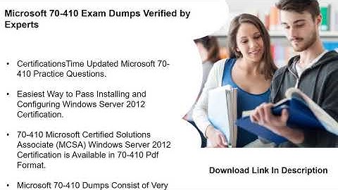 Actual Microsoft 70-410 Exam Dumps With Passing Guarantee | CertificationsTime