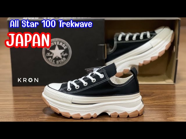 CONVERSE ALL STAR 100 TREKWAVE OX BLACK INPORT JAPAN ราคา 7,900-.