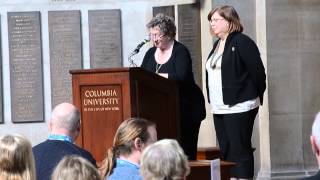Presentation of a Gold Key to Journalism advisor, Ellen Austin