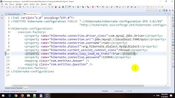 Creating Online Quiz Application using JSF Framework and Hibernate