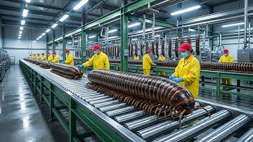 Inside the Millipede Factory: How Raw Shell Turns Into Multi-joint Cable (Full Process)