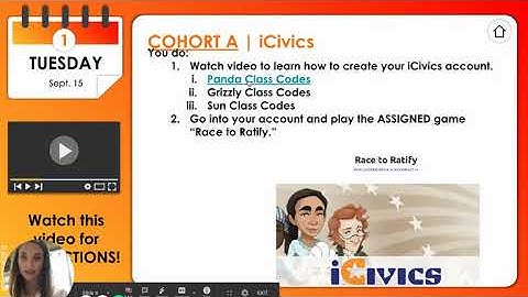 How to set up an iCivics Account