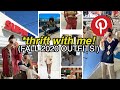 THRIFT WITH ME for FALL 2020 PINTEREST DUPES + trendy outfits TRY ON HAUL!