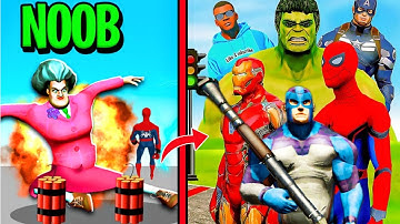 Noob Vs Pro Vs Hacker In Prankster 3d, Squad Game Challenge