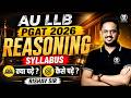 AU LLB Reasoning Syllabus 2026 | Reasoning Topics + Complete Strategy ✅ AU LLB PGAT 2026 Preparation
