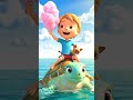 Sweet Adventure! 🐢😺 Eating Cotton Candy on the Ocean