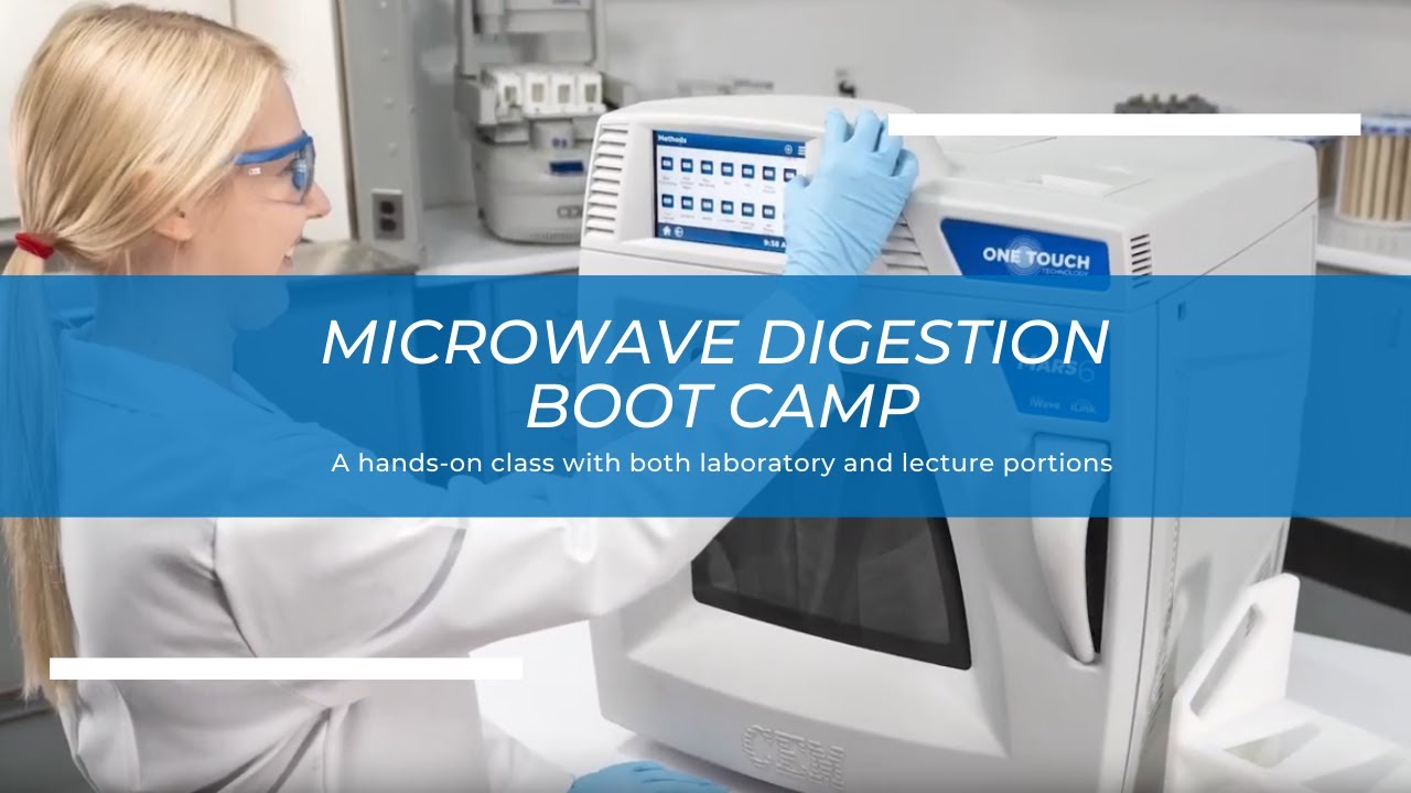 Microwave Digestion Boot Camp | CEM Corporation