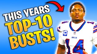 Top 10 Busts You MUST AVOID! (2023 Fantasy Football)