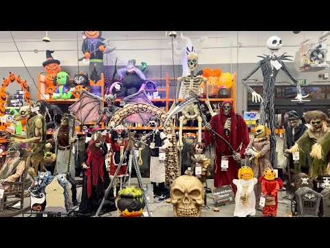 Home Depot Halloween Animatronics & Decorations 2023! - YouTube