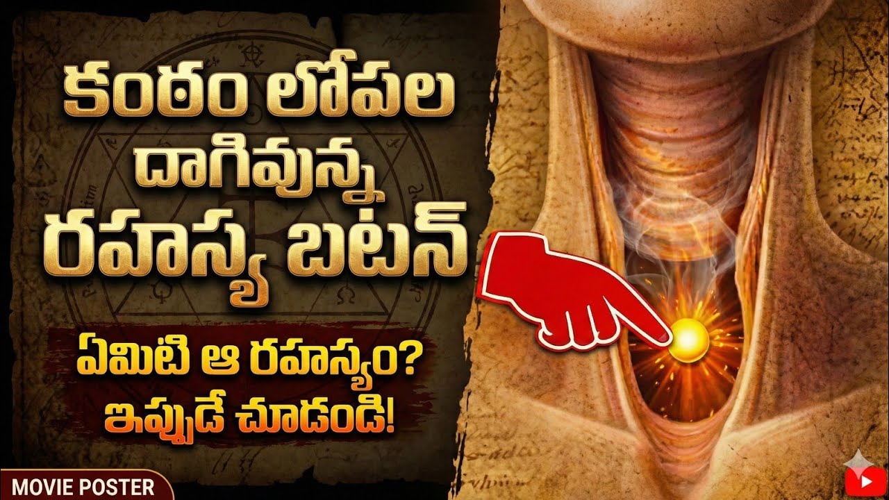 గొంతులో ఉన్న ఈ గుప్త బిందువు రహస్యం 🤯 మీ జీవితం మారిపోతుంది!