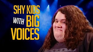 10 Shy Kids with BIG Voices on Talent Shows Worldwide!