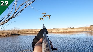 DUCK HUNTING On A SPRING FED Pond! | They Wouldn't Leave!
