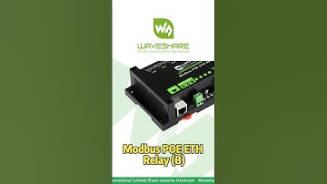 Powerful 8CH Relay Module with Modbus Rtu#waveshare #relay