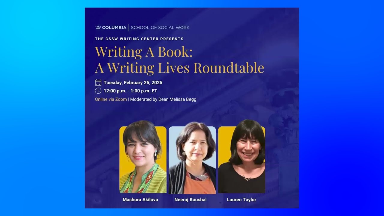 Writing a Book: A Writing Lives Roundtable