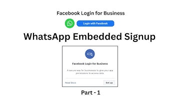 WhatsApp Embedded signup setup Tutorial | Facebook login for business | WhatsApp Business SaaS App
