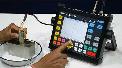 Calibration of Normal Probe 0 Degree