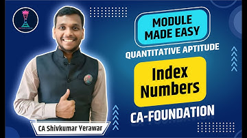 Index Numbers | Additional Question Bank Part-1 ICAI Module | Statistics | CA Shivkumar Yerawar