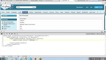 Displaying List of Records On Visualforce Page By Wikitrainings