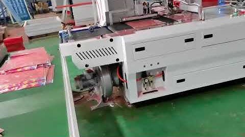 Red Pocket/Magazine/Notebook/Card/Envelope/Calendar Bagging Machine with bag forming punching