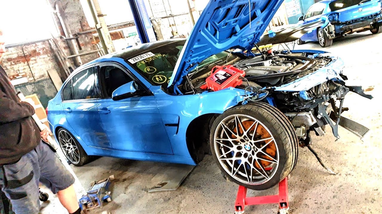 BMW M3 F80 FRONT END REBUILD PART 1 YouTube