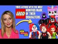 VOICE ACTORS with the MOST LEGO MINIFIGURES Made of Their Characters