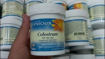 Sữa non pháp Fenioux Colostrum chứa kháng thể IgG tự nhiên giúp tăng sức đề kháng