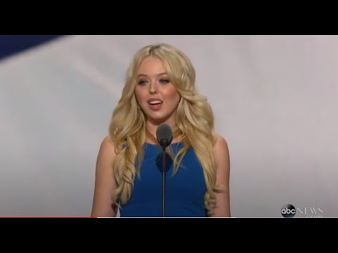 トランプ前大統領の次女・ティファニー・トランプ氏がスピーチ