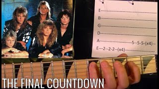 THE FINAL COUNTDOWN - Europe - Guitar Lesson✅✅🎵 THE FINAL COUNTDOWN - Europe - Guitar Lesson✅✅🎵