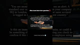 13/100#cybersecurity #blue team #socanalyst #incidentresponse #infosec #techinterview #career