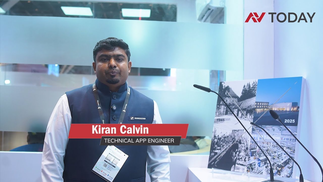 Sennheiser’s TeamConnect Ceiling 2 | InfoComm India 2025 | AV Today Magazine
