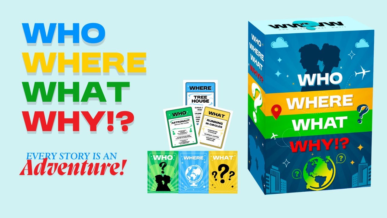 Who, Where, What, Why!? – The Ultimate Storytelling Game! - YouTube
