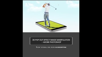 3D Pop Out Effect Image Manipulation - Adobe Photoshop