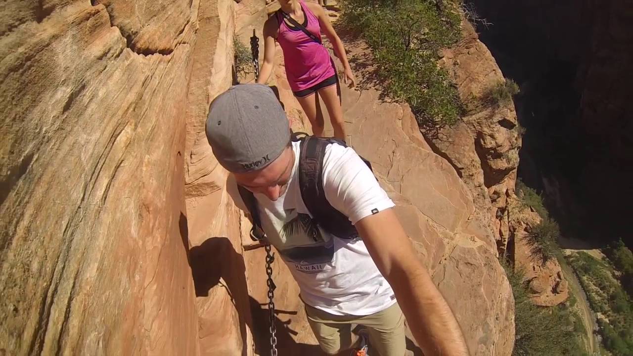 angels landing trail zion canyon youtube