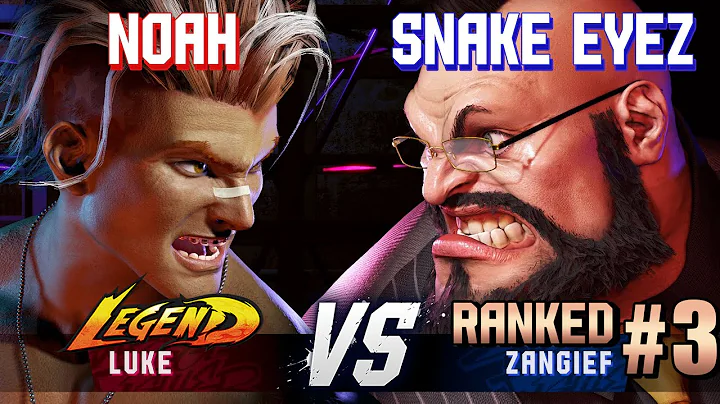 SF6 ▰ NOAHTHEPRODIGY (Luke) vs SNAKE EYEZ (#3 Ranked Zangief) ▰ High Level Gameplay
