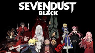 Sevendust Anime Mix-Black