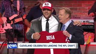 Cleveland holds tailgate to celebrate landing NFL Draft