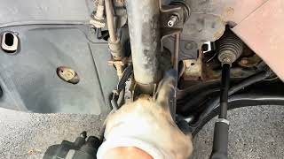 2008 Mazda Tribute 3.0l Control Arm, Sway bar bushing, and inner/outer tie rod replacement