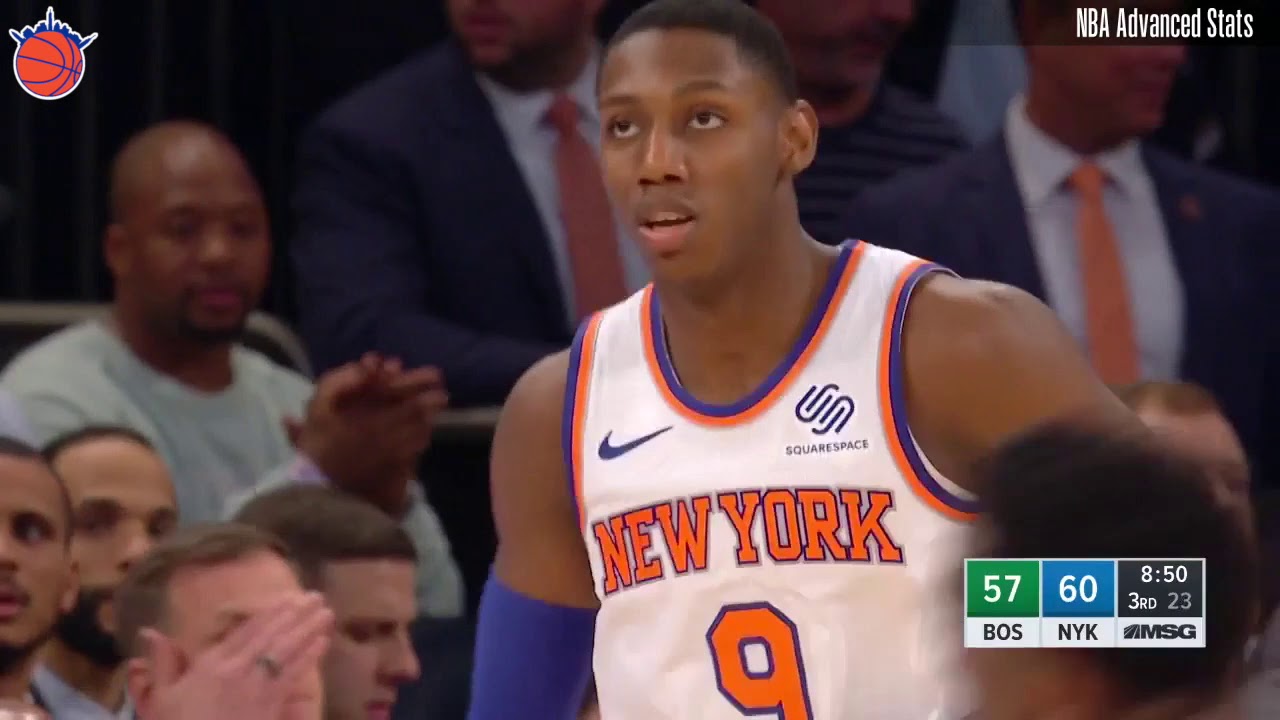 New York Knicks: RJ Barrett Cutout - NBA Stand Out 45W x 77H