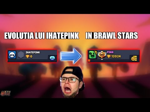 Evolutia Lui Ihatepink In Brawl Stars Youtube - youtube ihatepink roblox