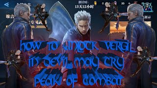 How to Unlock 'Vergil' Character in Devil May Cry: Peak Of Combat (Free)